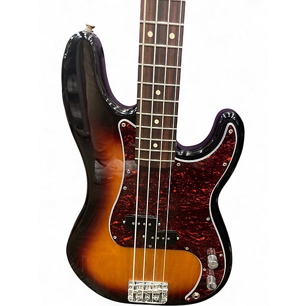 Used Fender Player II Precision Bass 3 Color Sunburst Electric Bass Guitar