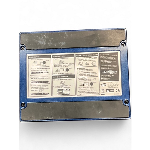 Used DigiTech JamMan Looper / Phrase Sampler Pedal