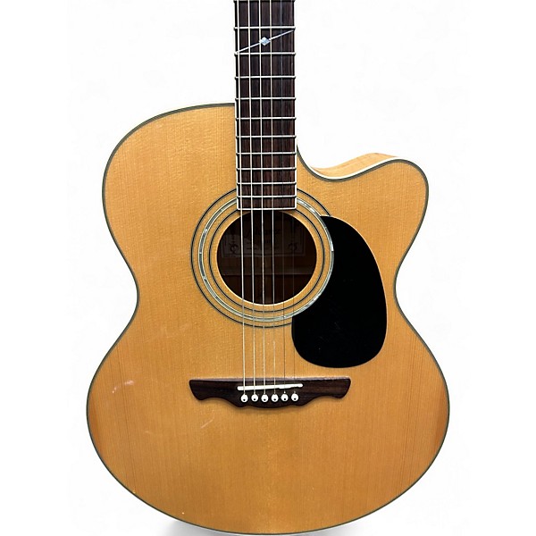 Used Alvarez AJ60SC Natural Acoustic Electric Guitar