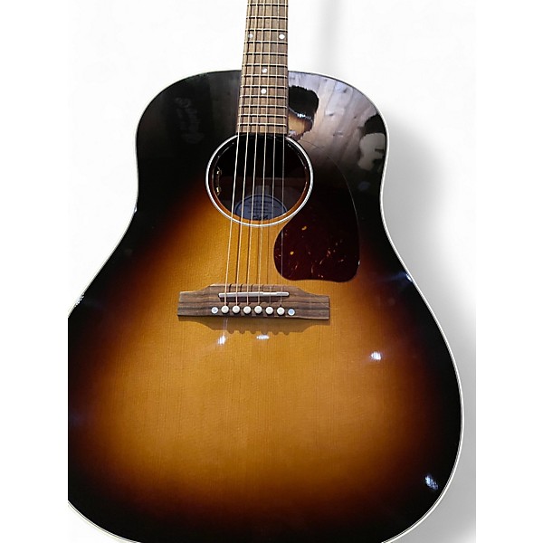 Used Gibson J45 Standard Vintage Sunburst Acoustic Electric Guitar
