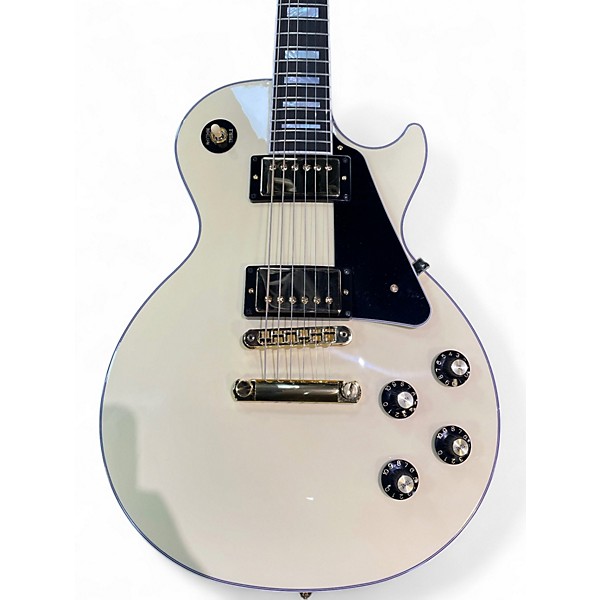 Used Gibson LES PAUL CUSTOM 70S Cream Solid Body Electric Guitar