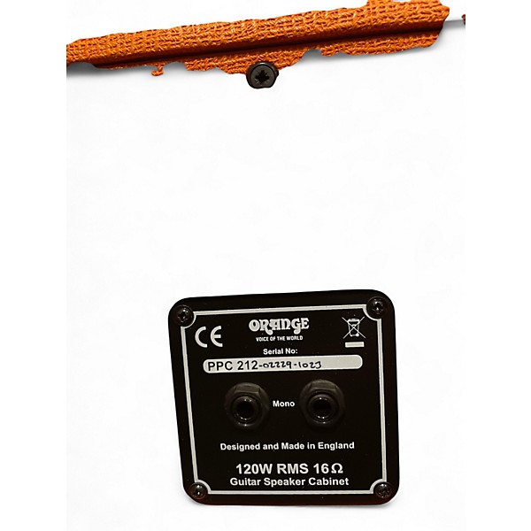 Used Orange Amplifiers PPC212C 2x12 Guitar Cabinet