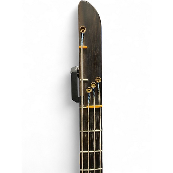 Used Kubicki EX FACTOR Silver Sparkle Electric Bass Guitar