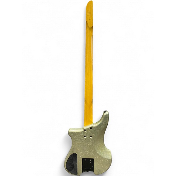 Used Kubicki EX FACTOR Silver Sparkle Electric Bass Guitar