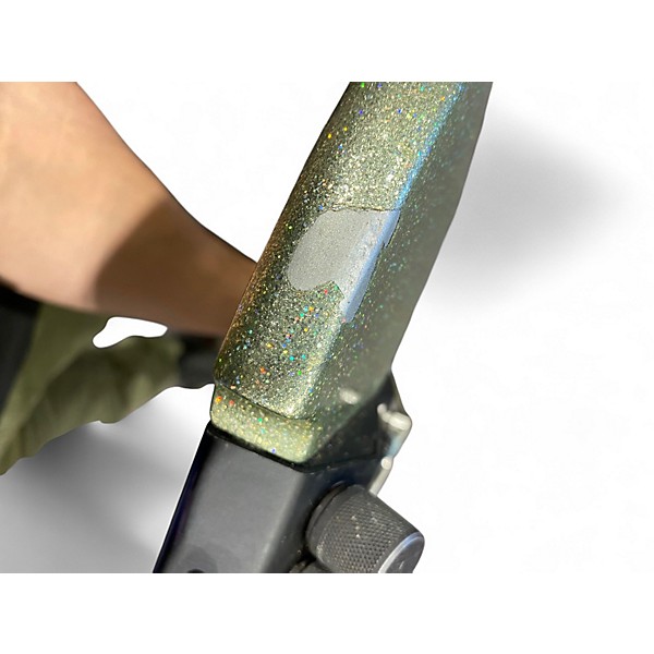 Used Kubicki EX FACTOR Silver Sparkle Electric Bass Guitar