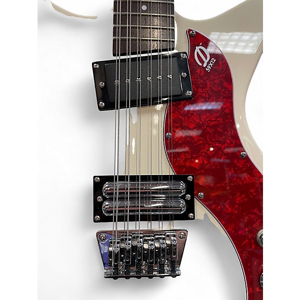 Used Danelectro 59X12 12 String Guitar Cream Solid Body Electric Guitar