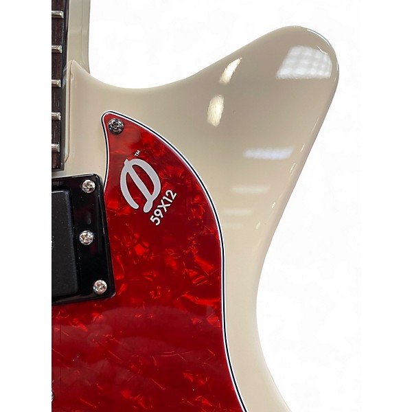 Used Danelectro 59X12 12 String Guitar Cream Solid Body Electric Guitar