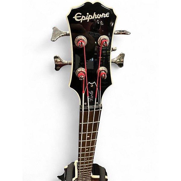 Used Epiphone Viola Sunburst Electric Bass Guitar