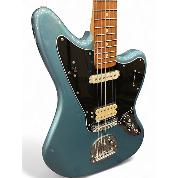 Used Fender PLAYER JAGUAR HS Metallic Blue Solid Body Electric Guitar
