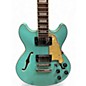Used D'Angelico Premier Series DC Surf Green Hollow Body Electric Guitar