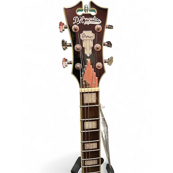 Used D'Angelico Premier Series DC Surf Green Hollow Body Electric Guitar