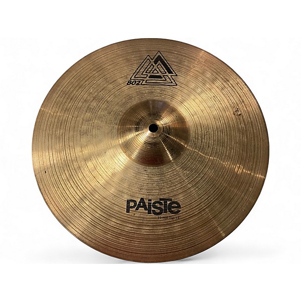 Used Paiste 14in 802 Hi Hat Pair Cymbal