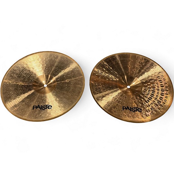 Used Paiste 14in 802 Hi Hat Pair Cymbal