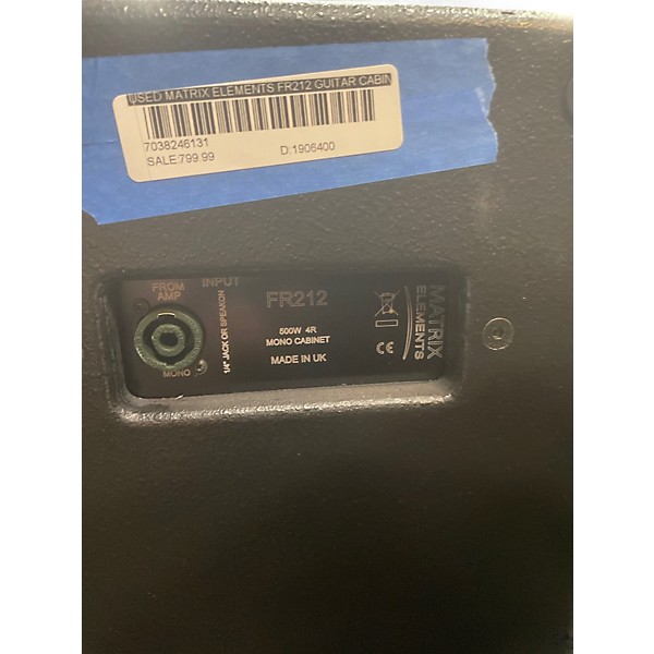 Used Matrix Elements FR212 Guitar Cabinet