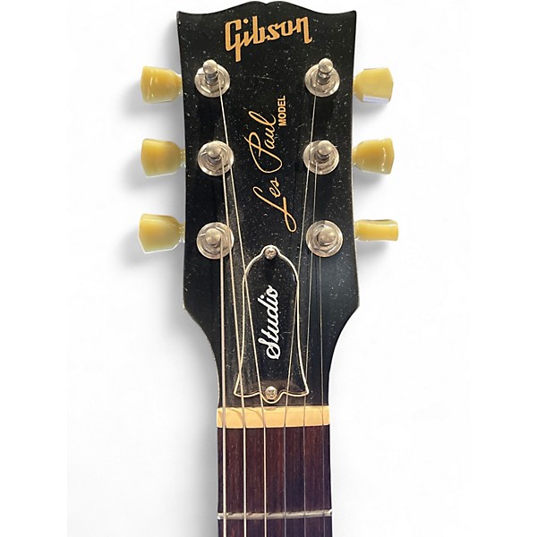 Used 2016 Gibson Les Paul Studio Faded Ebony Solid Body Electric Guitar