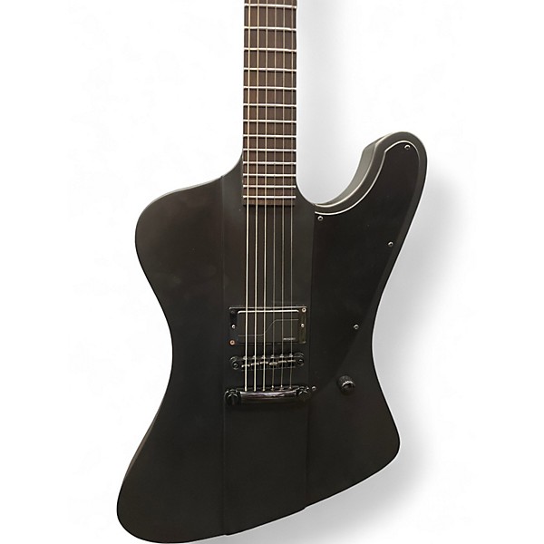 Used 2020s ESP LTD Phoenix Black Metal Solid Body Electric Guitar