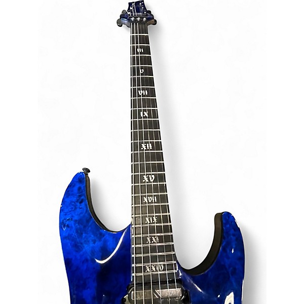 Used Schecter Guitar Research C1 Apocalypse Baltic Blue Solid Body Electric Guitar