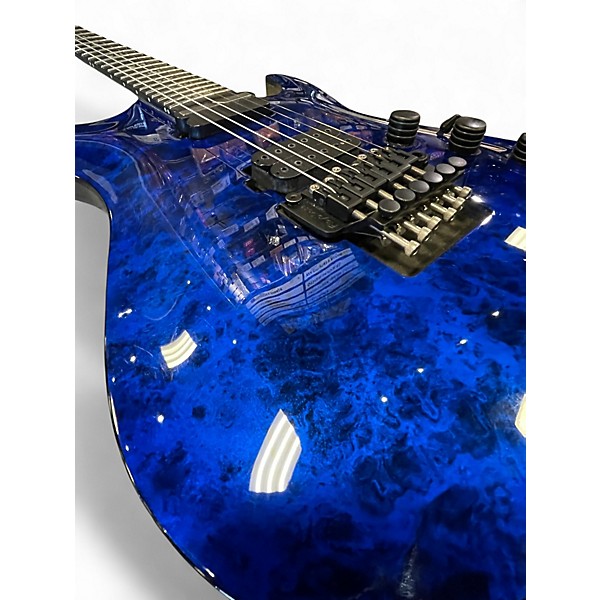 Used Schecter Guitar Research C1 Apocalypse Baltic Blue Solid Body Electric Guitar