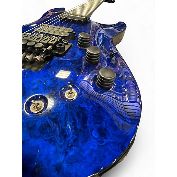 Used Schecter Guitar Research C1 Apocalypse Baltic Blue Solid Body Electric Guitar