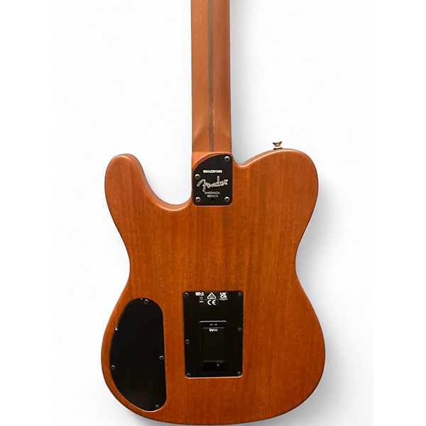 Used Fender Acoustasonic Player Telecaster Blonde Acoustic Electric Guitar