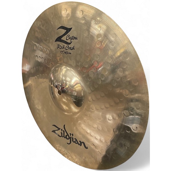 Used Zildjian 17in Z Custom Rock Crash Cymbal