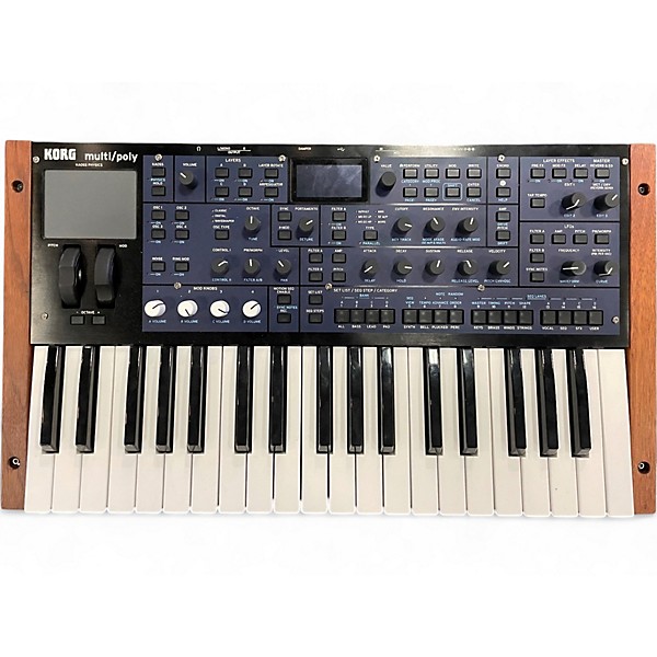 Used KORG Multi/Poly Synthesizer