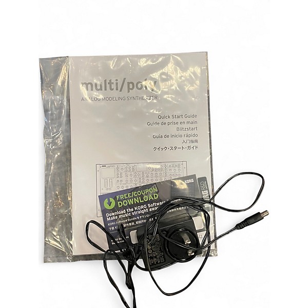 Used KORG Multi/Poly Synthesizer