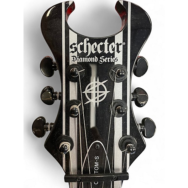 Used Schecter Guitar Research Synyster Gates Signature Custom S Black Solid Body Electric Guitar