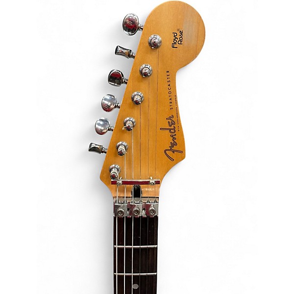 Used Fender Foto Floyd Rose Stratocaster 2 Color Sunburst Solid Body Electric Guitar