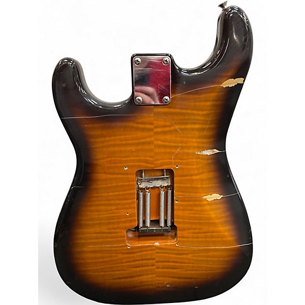 Used Fender Foto Floyd Rose Stratocaster 2 Color Sunburst Solid Body Electric Guitar