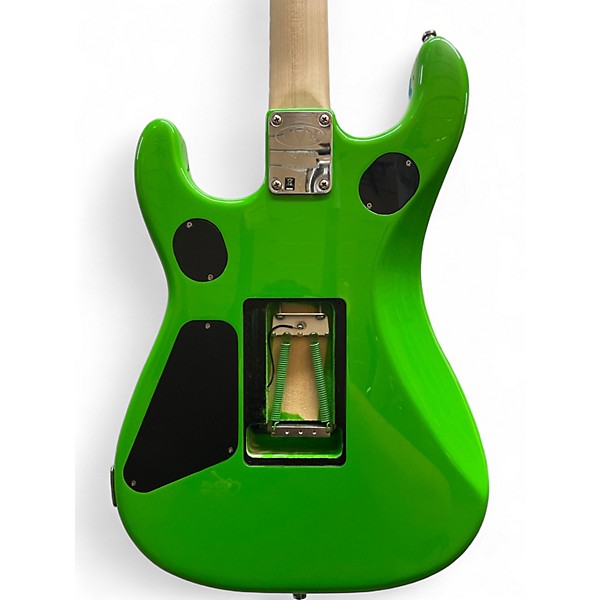 Used EVH Striped Series 5150 Apple Green Solid Body Electric Guitar