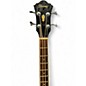 Used Ibanez AEB5E Black Acoustic Bass Guitar