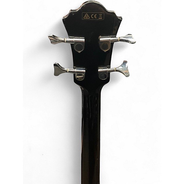 Used Ibanez AEB5E Black Acoustic Bass Guitar