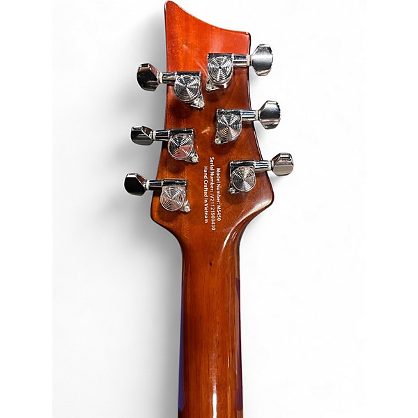 Used Mitchell MS450 Trans Amber Solid Body Electric Guitar