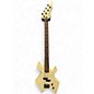 Used B.C. Rich Warlock Bass Platinum Series Ivory White Electric Bass Guitar thumbnail