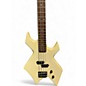 Used B.C. Rich Warlock Bass Platinum Series Ivory White Electric Bass Guitar
