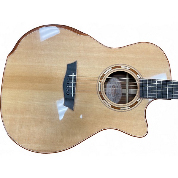 Used Washburn WCG25SCE Natural Acoustic Electric Guitar