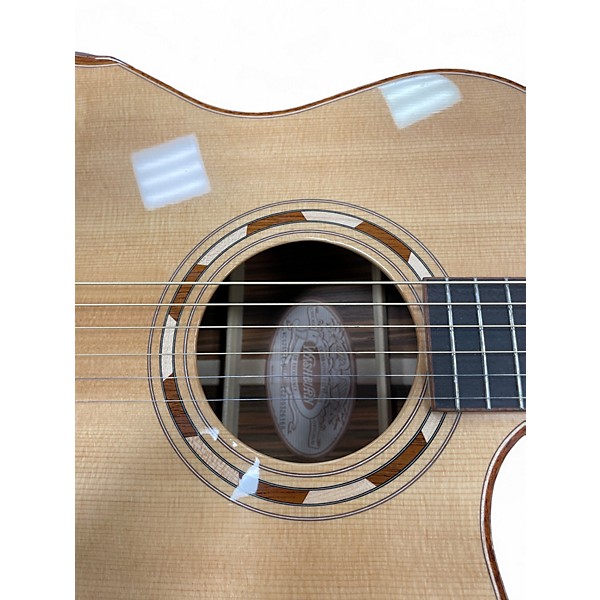 Used Washburn WCG25SCE Natural Acoustic Electric Guitar