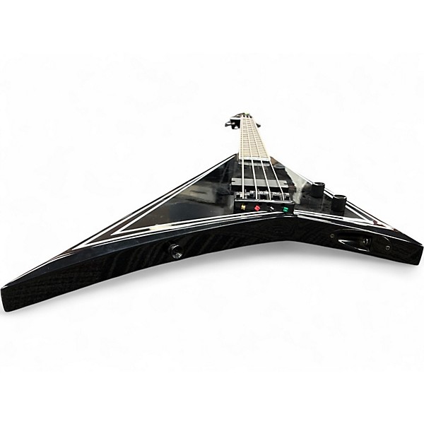 Used Jackson X SERIES RHOADS RRB IV Black and White Electric Bass Guitar