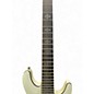 Used Schecter Guitar Research Demon 7 String white Solid Body Electric Guitar