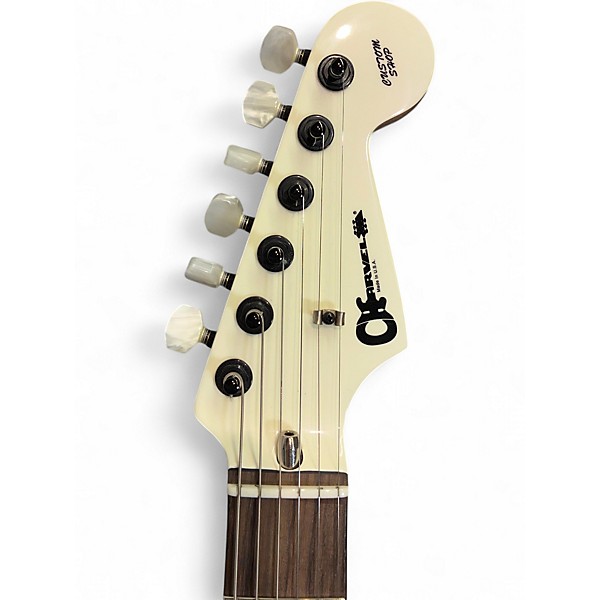 Used Charvel Jake E Lee Signature White Solid Body Electric Guitar
