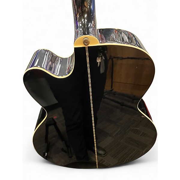 Used Epiphone J-220EC Studio Ebony Burst Acoustic Guitar