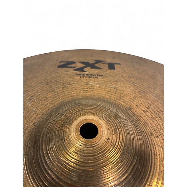 Used Zildjian 14in ZXT Solid Hi Hat Pair Cymbal