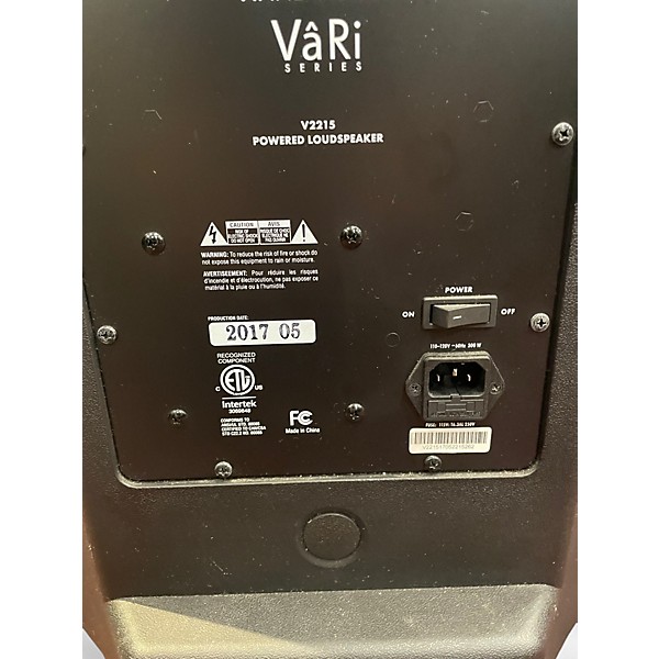 Used Harbinger V2215 Powered Speaker