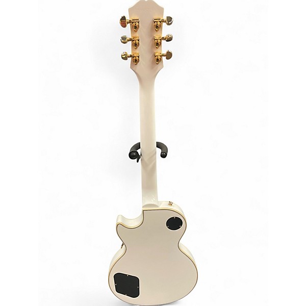 Used Epiphone Les Paul Custom Alpine White Solid Body Electric Guitar
