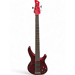 Used Yamaha TRBX305 Red Electric Bass Guitar