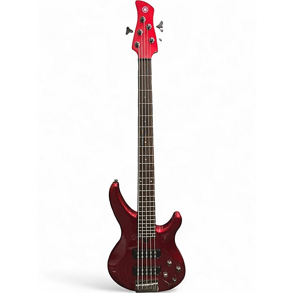 Used Yamaha TRBX305 Red Electric Bass Guitar