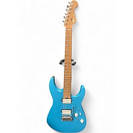 Used Charvel Pro-Mod DK24 HH 2PT CM Matte Blue Frost Solid Body Electric Guitar