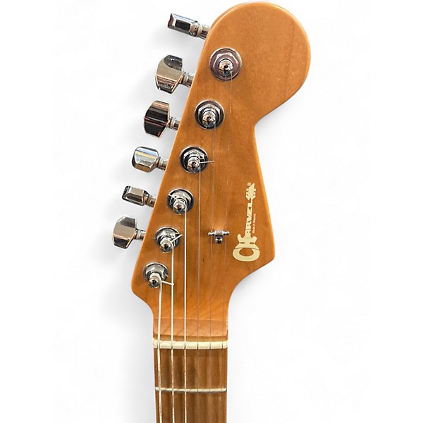 Used Charvel Pro-Mod DK24 HH 2PT CM Matte Blue Frost Solid Body Electric Guitar