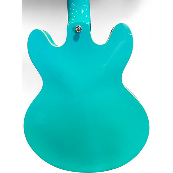 Used Epiphone Casino Coupe Turquoise Hollow Body Electric Guitar